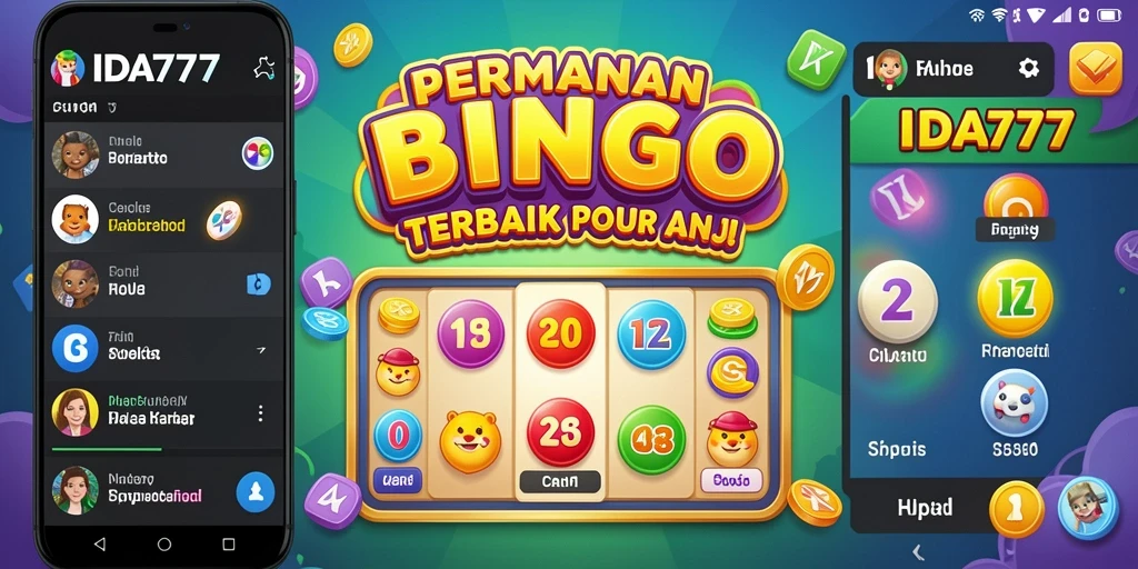 Tampilan permainan Bingo IDA777 yang seru dan menarik.