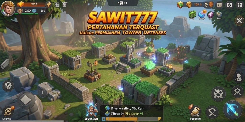 Gameplay seru dan mendebarkan dalam SAWIT777 Tower Defense.