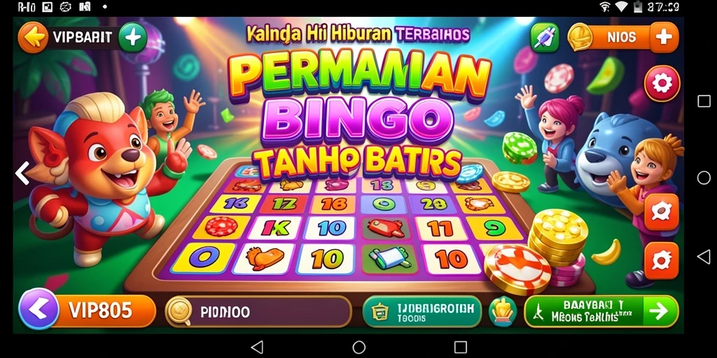 Tampilan gameplay seru dan menarik dari VIP805 yang membuat Bingo semakin mendebarkan.